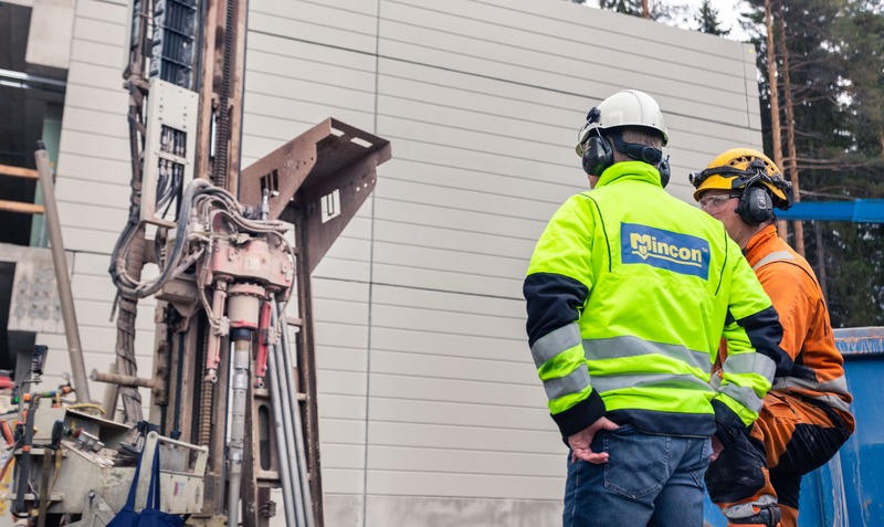 Mincon’s Guide to European Geothermal Well Drilling - KS-Geoenergi geothermal drilling site at Jarvenpaa in Finland