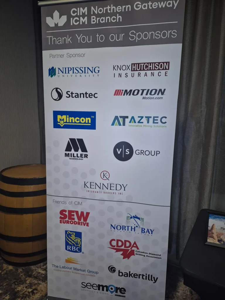 Mincon featured as Partner Sponsor at the CIM Northern Gateway Branch seafood mixer in North Bay